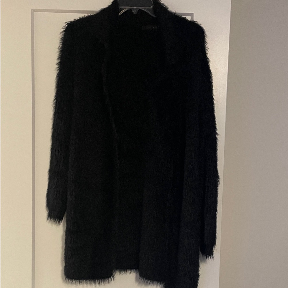 Chic Black Teddy Jacket